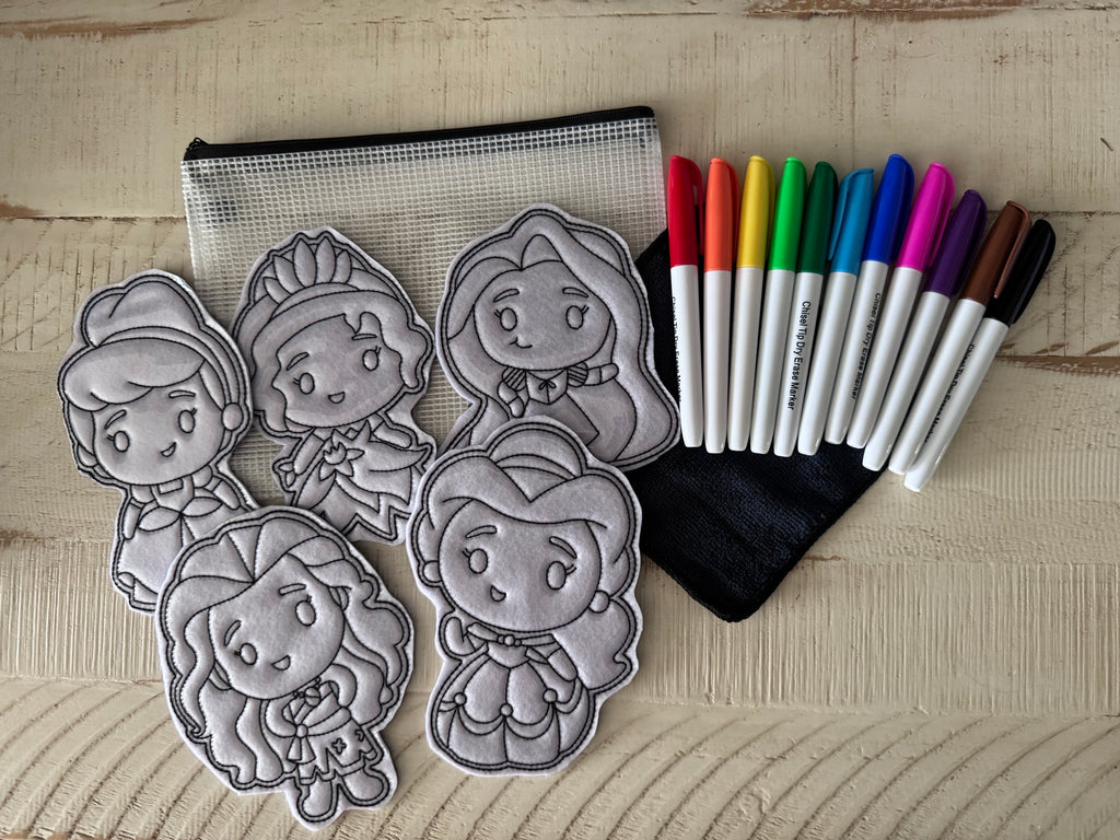 Reusable Dry Erase Coloring Set