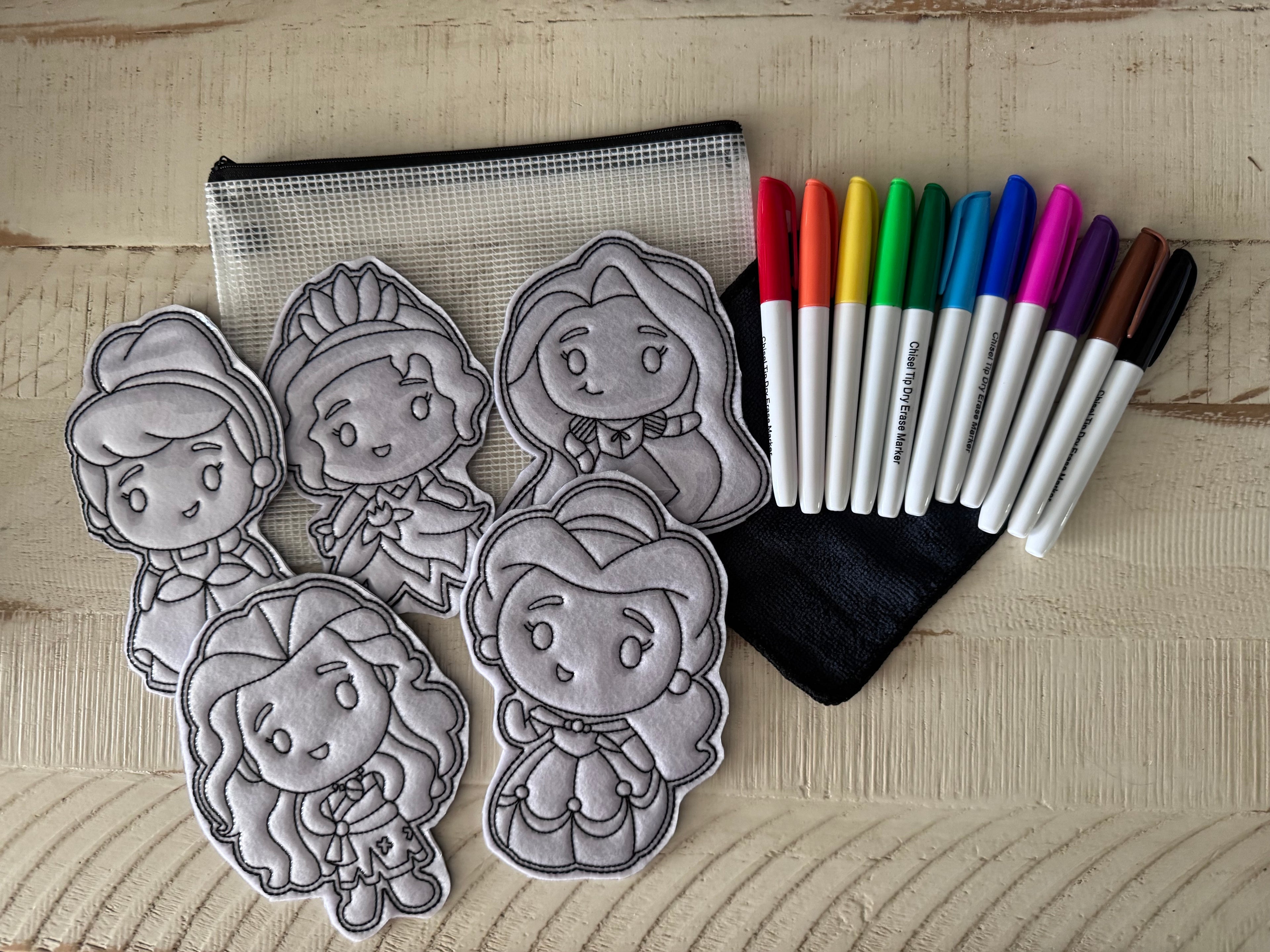 Reusable Dry Erase Coloring Set