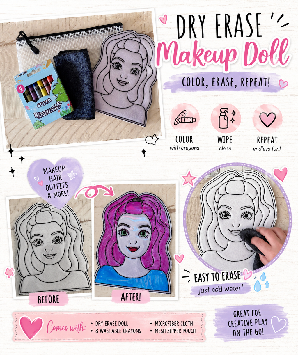Reusable Dry Erase Coloring Set