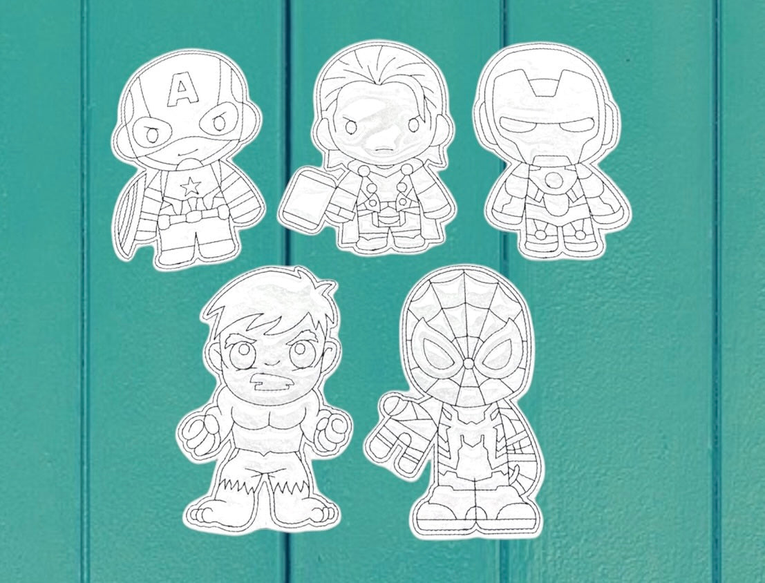 Reusable Dry Erase Coloring Set