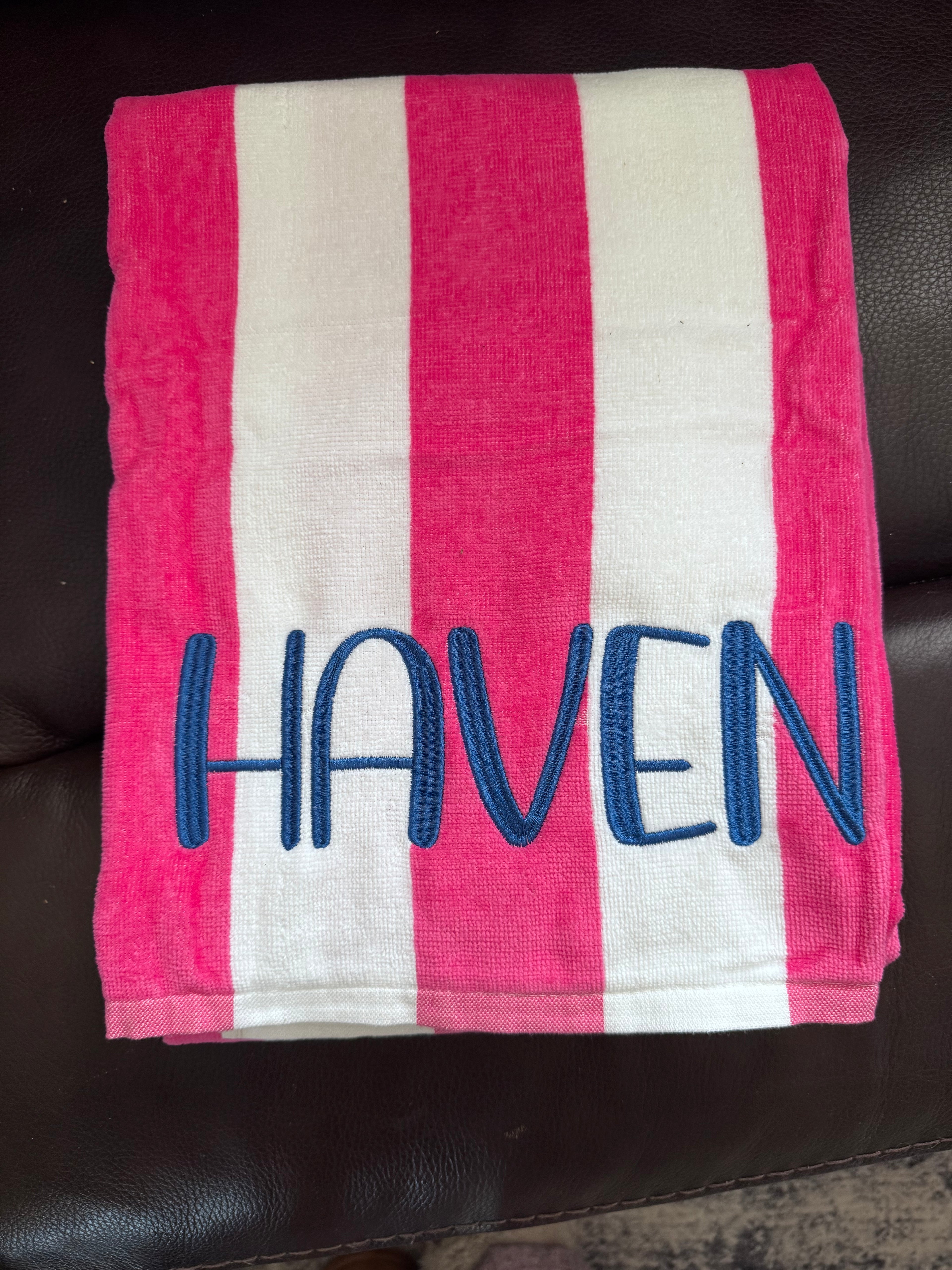 Personalized Beach Towels