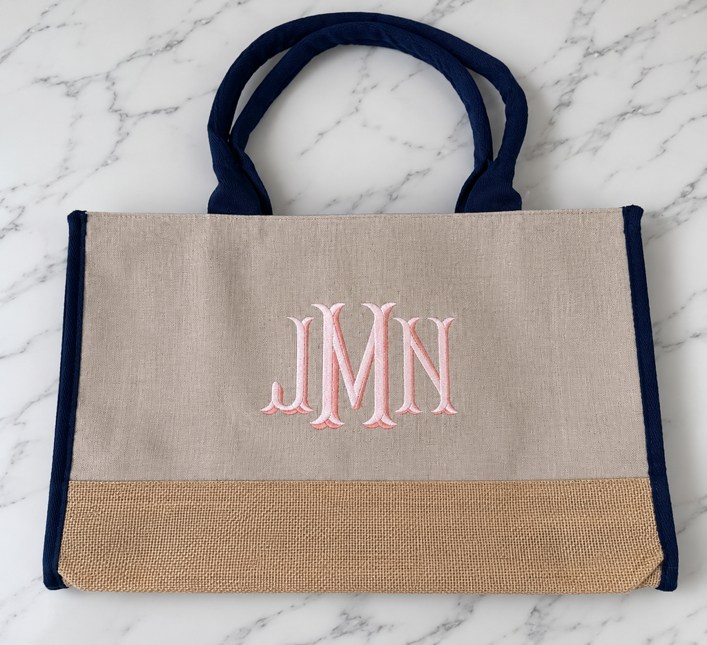 Personalized Monogram Tote Bag
