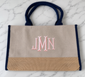 Personalized Monogram Tote Bag
